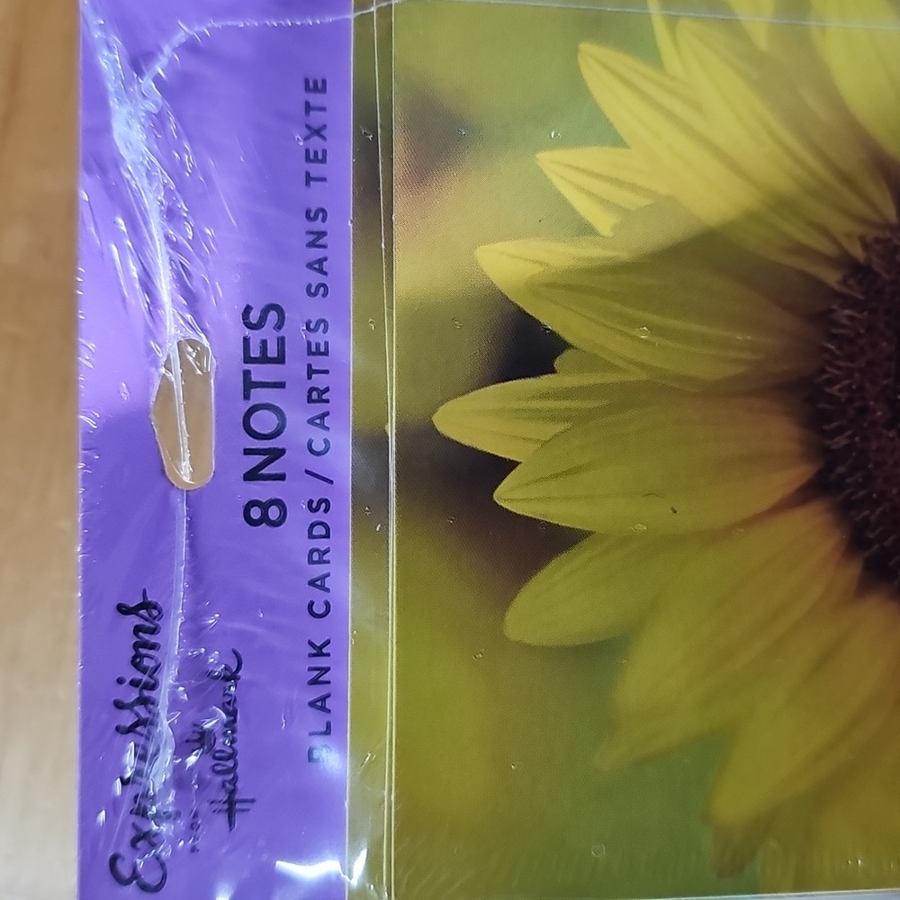 NIP 8 Hallmark Sunflower Note Cards - Picture 3 of 7
